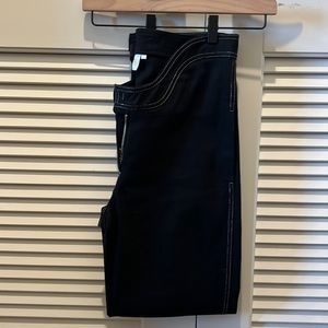 Eitan Broude - Black Squiggle Pants - Size 30